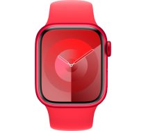 Apple Watch Series 9, Smartwatch (red/red, aluminum, 41 mm, sports band, cellular) MRY83QF/A