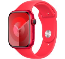 Apple Watch Series 9, Smartwatch (red/red, aluminum, 45 mm, sports band, cellular) MRYG3QF/A