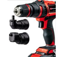 Einhell Cordless Drill Set TE-CD 18/45 3X-Li +22, 18V (red/black, Li-Ion battery 2.0Ah, 22-piece accessories) 4513990