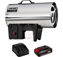 Einhell bezvadu karstā gaisa pūtējs GE-HG 18/370 Niro Li-Solo DE/AT, 18V (nerūsējošais tērauds/melns, bez akumulatora un lādētāja) 2330805