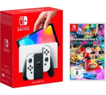Nintendo Switch (OLED model), game console (white, incl. Mario Kart 8 Deluxe) 1408256+1327375