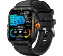 Colmi P76 smartwatch (black and orange) P76 BLACK ORANGE