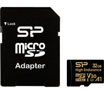 Silicon Power memory card microSDHC 32GB High Endurance + adapter SP032GBSTHDV3V1HSP