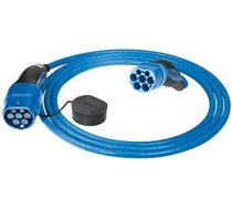 Mennekes charging cable Mode 3, Type 2, 20A, 1PH (blue/black, 7.5 meters) 36244