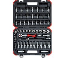 Gedore Red Socket set 3/8 ", 59 pieces (red / black, with Shift-gun, SW 6mm - 24mm) 3300054