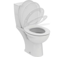 WC pods EUROVIT Ideal Standard, ūdens padeve no apakšas, horizontāls izvāds, 4.5/3l, SoftClose duroplast vāks W328701