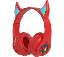 Goodbuy Devil bezvadu austiņas bērniem | bluetooth 5.0 | sarkanas GBDEVBTRED