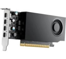 Pny Technologies PNY NVIDIA A1000 8GB GDDR6 128-bit, Low Profile, PCIe 4.0 x8, Single slot, 4 x Mini DisplayPort 1.4a, 50W, LP bracket, 4 x mDP to DP adapter, retial VCNRTXA1000-PB