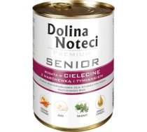 Dolina Noteci Dolina Noteci Premium Senior cielęcina z marchewką i tymiankiem - puszka 400g uniwersalny 01624