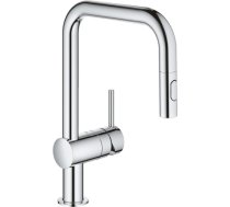 Grohe virtuves izlietnes maisītājs ar izvelkamu dušu Minta, hroms 32322002