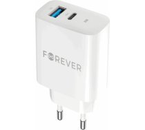 Forever TC-07-30AC USB-C / USB Tīkla Lādētājs 30W GSM172201