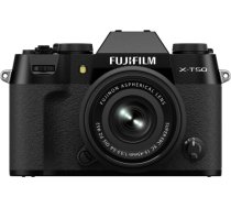 Fujifilm X-T50 + XC 15–45 mm MILC 40,2 MP X-Trans CMOS 5 HR 7728 x 5152 pikseļi, melns 16828741