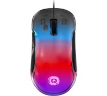 CANYON Braver GM-728, Optical Crystal gaming mouse, Instant 825, ABS material, huanuo 10 million cycle switch, 1.65M TPE cable with magnet ring, weight: 114g, Size: 122.6*66.2*38.2mm, Black CND-SGM728