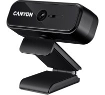 CANYON C2, 720P HD 1.0Mega fixed focus webcam with USB2.0. connector, 360° rotary view scope, 1.0Mega pixels, built in MIC, Resolution 1280*720(1920*1080 by interpolation), viewing angle 46°, cable length 1.5m, 90*60*55mm, 0.104kg, Black CNE-HWC2