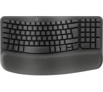 LOGITECH Wave Bluetooth ergonomic keyboard - GRAPHITE - NORDIC 920-012298