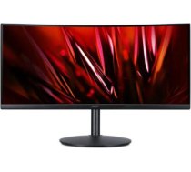 LCD Monitor ACER XZ342CUS3BMIIP 34" Gaming/Curved/21 : 9 Panel VA 3440x1440 21:9 180 hz Matte 1 ms Speakers Swivel Height adjustable Tilt Colour Black UM.CX2EE.301 UM.CX2EE.301