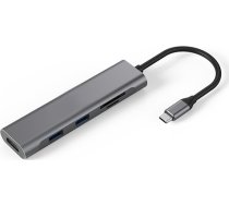 Extradigital Adapter USB Type-C - 2 x USB 3.0, HDMI, SD, TF CA913459