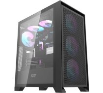 Computer case Darkflash DRX70 MESH + 4 RGB fans (black) DRX70 MESH BLACK