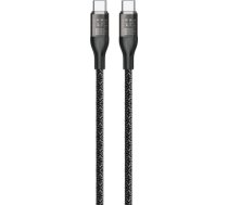 Fast charging cable 120W 1m USB-C - USB-C Dudao L22C - gray L22C