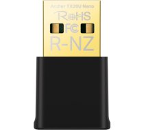TP-Link tīkla kartes Archer TX20U nano USB tīkla kartes AX1800 adapteris ARCHER TX20U NANO