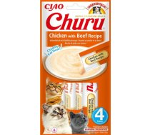 INABA Churu Chicken with Beef Recipe - cat treats - 4x14 g EU111