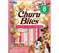 INABA Churu Bites Chicken with salmon recipe - Dog treat - 8x12g EUD723