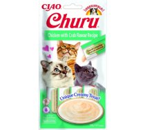 INABA Churu Chicken with Crab Recipe - cat treats - 4x14 g EU109