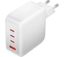 Wall charger, Vention, FEIW0-EU, 3xUSB-C, USB- A, 140W/140W/30W/18W, GaN (white) FEIW0-EU