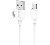 USB-A to USB-C cable Budi, 2.4A, 1m 227T