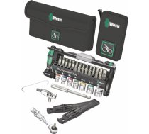 Wera Bicycle Set 3 A, 40-piece, tool set (black/green, including reversible bit ratchet, 1/4) 05004183001