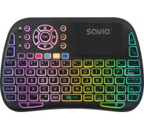 SAVIO KW-04 Backlit wireless keyboard RGB BT + 2.4 GHz, TV Box, Smart TV, Consoles, PC KW-04