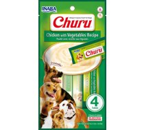 INABA Churu Chicken with vegetables recipe - Dog treat - 4x14g EUD615