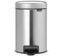 BRABANTIA atkritumu tvertne ar pedāli NewIcon, 3 l, Matt Steel - 113222 113222