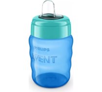 Philips Avent Easy Sip mācību krūzīte, 9M+, 260ml, silikona snīpis, zila - SCF553/05 SCF553/05