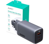 Aukey AUEKY Omnia II Mix PA-B6U Wall charger 1x USB 2x USB-C Power Delivery 3.0 67W PA-B6U