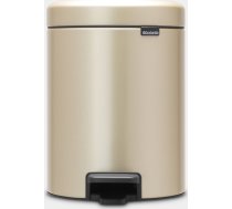 BRABANTIA atkritumu tvertne ar pedāli NewIcon, 5 l, Champagne - 304422 304422
