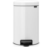BRABANTIA atkritumu tvertne ar pedāli NewIcon, 12 l, White - 111969 111969