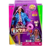 Lalka Barbie Mattel Extra Moda - Sportowa sukienka/Czarno-różowe włosy (GRN27/HDJ46) GXP-811956