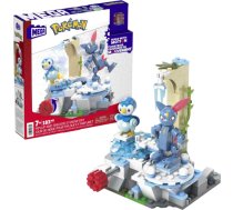 Mattel Mega Bloks Klocki Mega Pokemon Śnieżny dzień Piplupa i Sneasela 183 elementy HKT20 HKT20