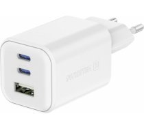 Swissten Travel Tīkla Lādētājs GaN 2x USB-C / PD USB-A / 18W QC / 65W 22071400