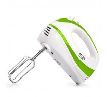 Hand Mixer Adler AD 4205 g White, green, Hand Mixer, 300 W, Number of speeds 5, Shaft material Stainless steel, AD 4205 G