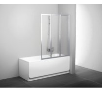Ravak VS3 130 satin+glass Grape Saliekamā vannas sieniņa 795V0U00ZG