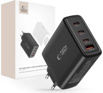 Tech-Protect NC100W-GAN GaN tīkla lādētājs 3x USB-C PD 100W | USB-A QC 3.0 - melns 23689-0