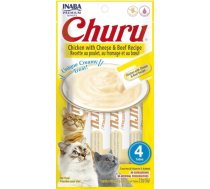 INABA Churu Chicken with cheese and beef recipe - cat treats - 4x14 g EU119