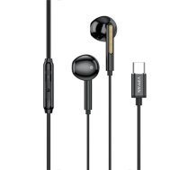 Wired in-ear headphones VFAN M11, USB-C (black) M11-BLACK