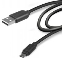 Data Cable USB 2.0 - Micro USB 3m By SBS Black TECABLEMICRO3K