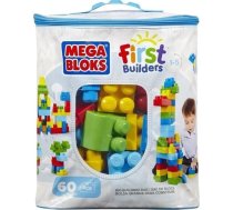 Mattel MEGA BLOKS FIRST BUILDERS BIG BUILDING BAG 60pcs BLUE (DCH55) DCH55