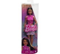 Mattel Barbie Doll - Fashionistas #215 Pink Star-Print Top Black Straight Hair Doll (HRH13) FBR37