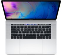 Apple MacBook Pro 2018 Retina 15" 4xUSB-C - Core i7 2.2GHz / 16GB / 256GB SSD - Silver (Atjaunināts, stāvoklis Ļoti labi) SC02X29WTJG5L