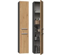 Top E Shop Topeshop NEL II ANT/ART bathroom storage cabinet Graphite, Oak NEL II ANTR/ART